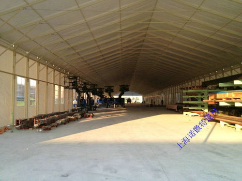 海西酒會棚房租賃搭建哪個(gè)廠家有50米跨度蓬房出租的 諾徽特棚房公司